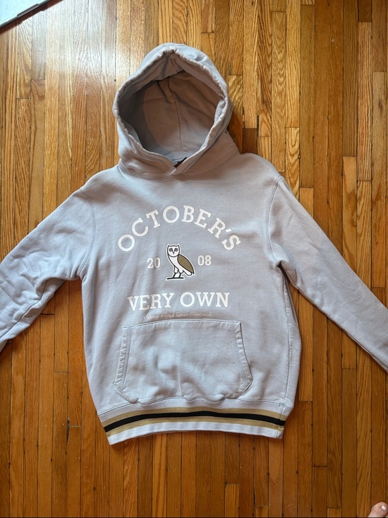 OVO Other - Light Gray Logo Hoodie